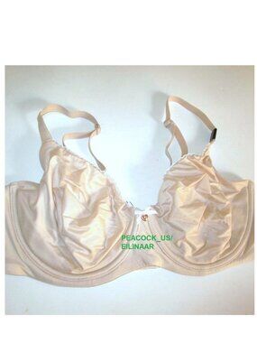 38DD VICTORIAS SECRET Body by Victoria Unlined Demi Bra Smooth Microfiber Cream